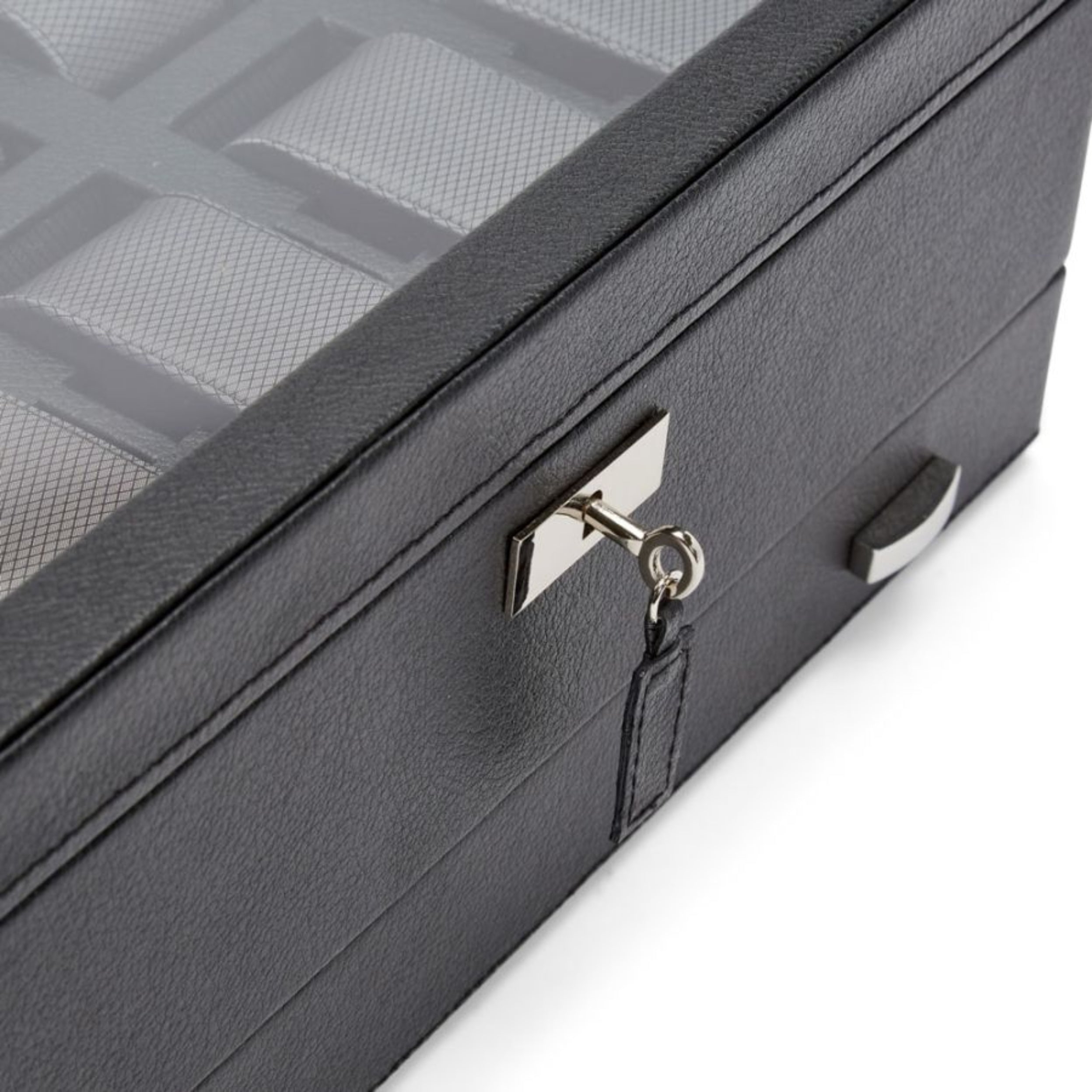 Wolf Classic 10 Piece Black Watch Box with Drawer 466202