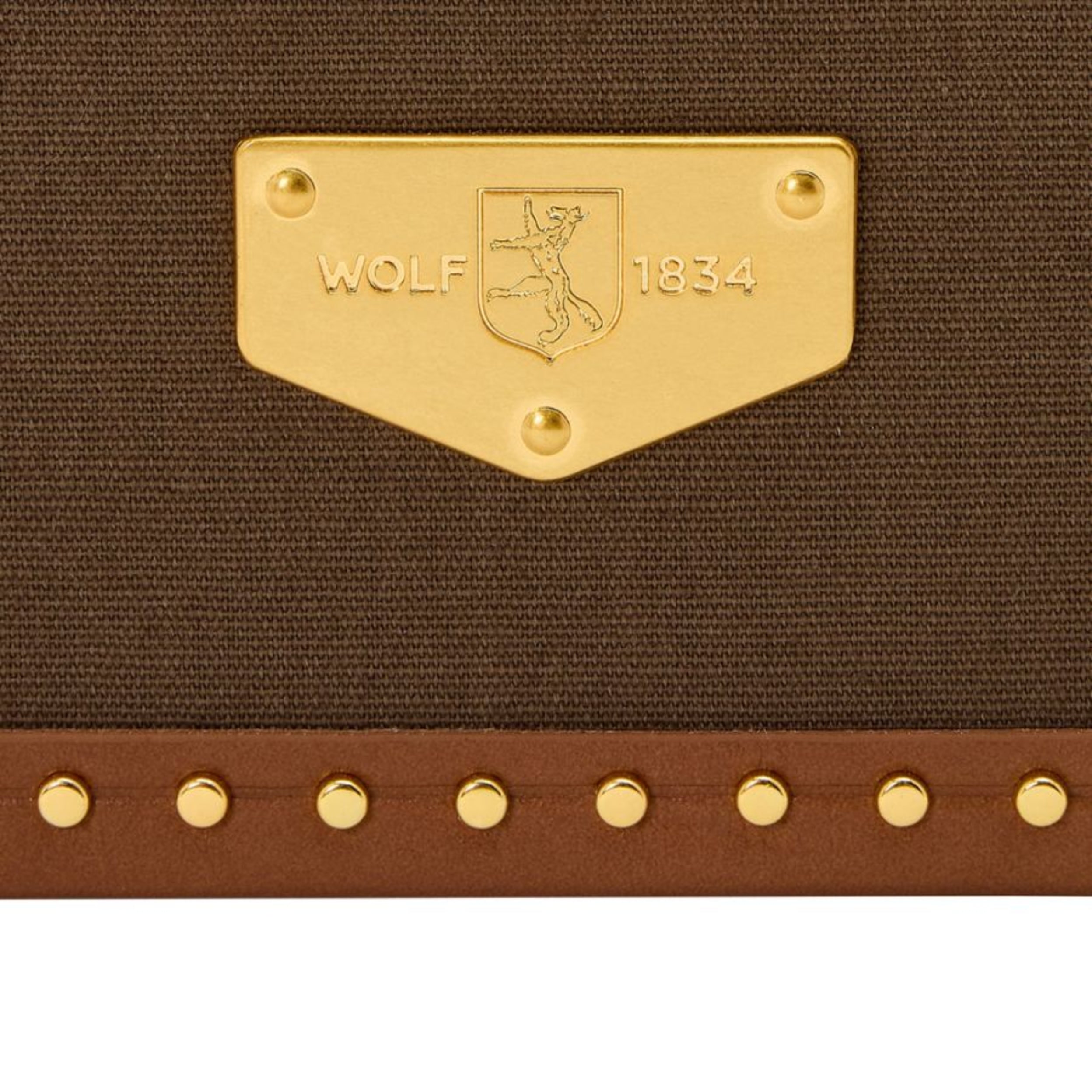 Wolf Ida Trunk Khaki Jewelry Box 190041