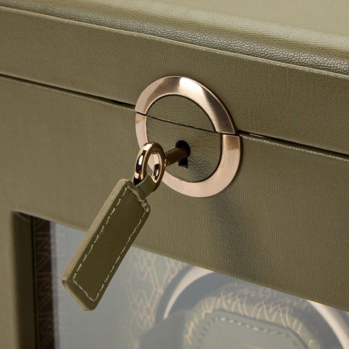 Wolf Earth Single Olive Apple Leather Watch Winder 190341