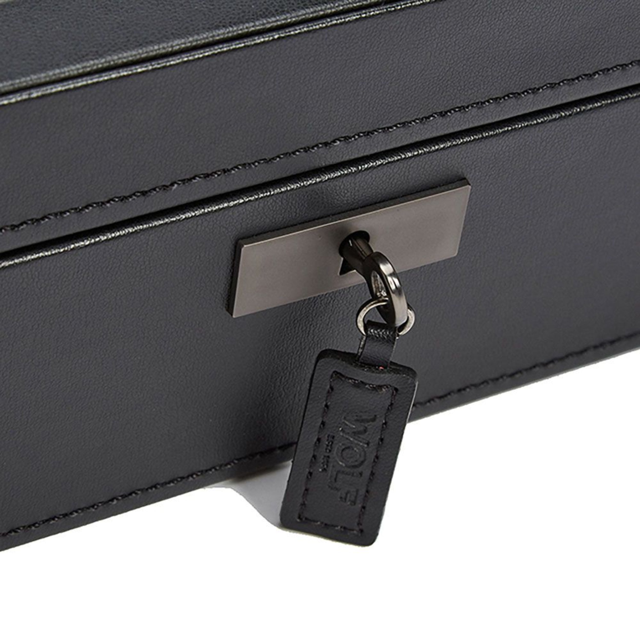 Wolf Axis 10 Piece Powder Coat Watch Box with Drawer 488103