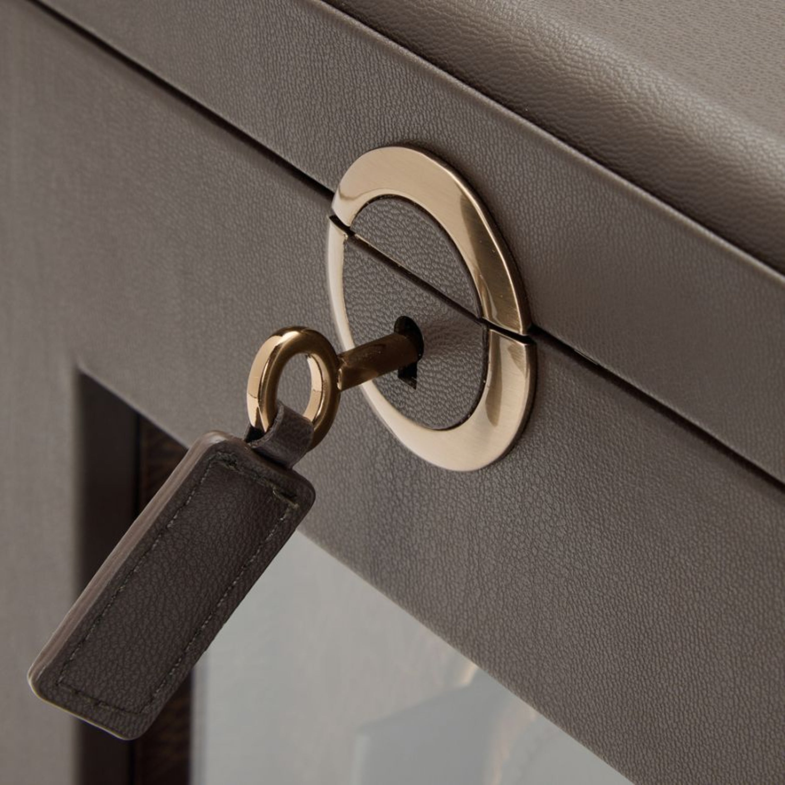 Wolf Earth Single Coffee Apple Leather Watch Winder 190306