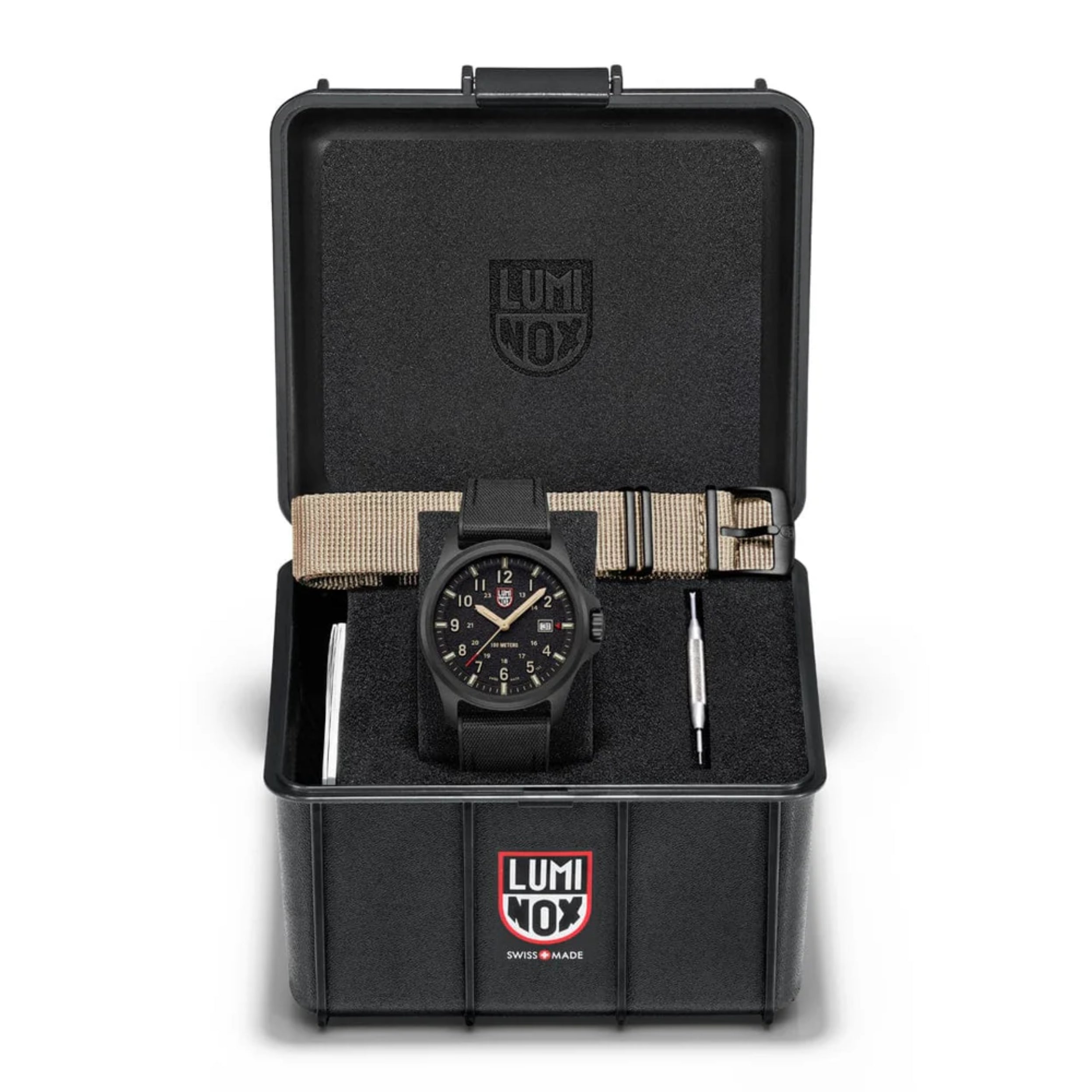 Luminox Atacama Field 1970 43mm Black Textured Dial Men's Watch XL.1970.SET