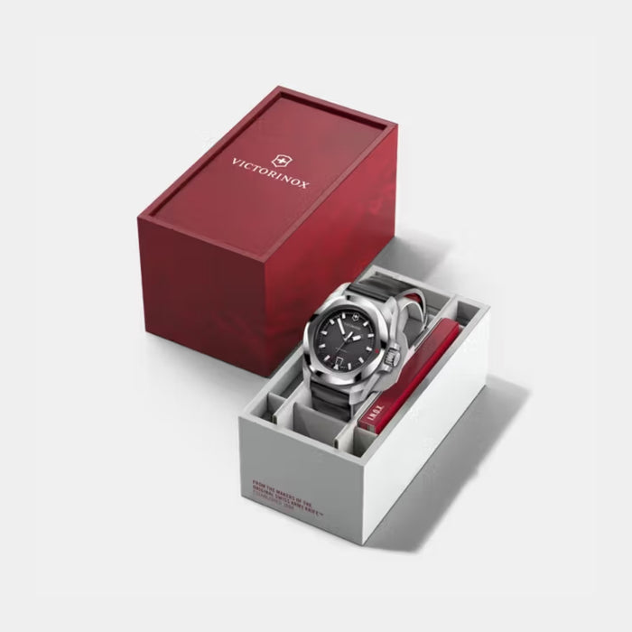 Victorinox I.N.O.X. Quartz Black Dial Men's Watch 242028