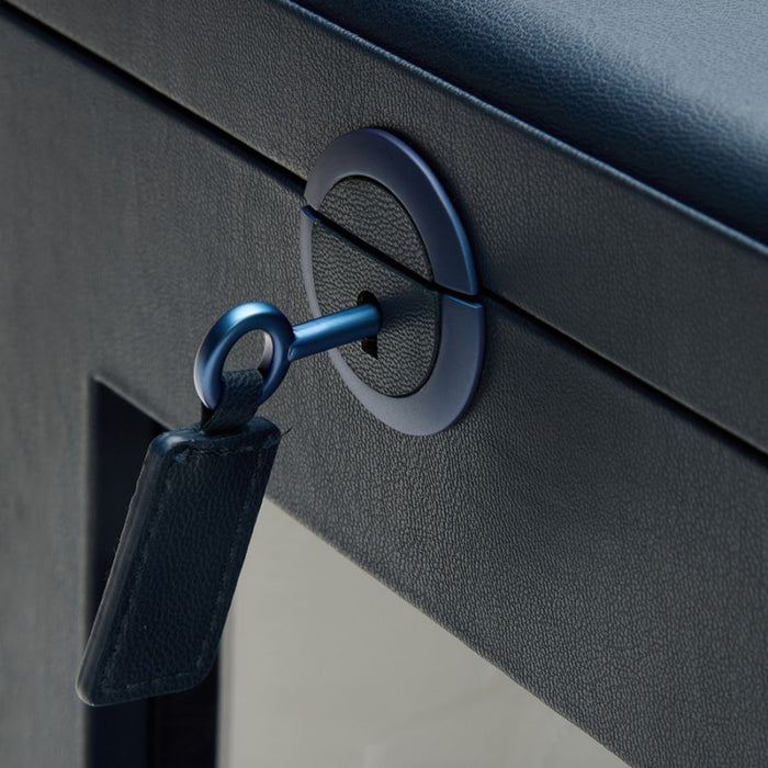 Wolf Earth Single Midnight Blue Apple Leather Watch Winder 190317