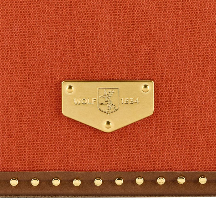 Wolf Ida Trunk Orange Jewelry Box 190039
