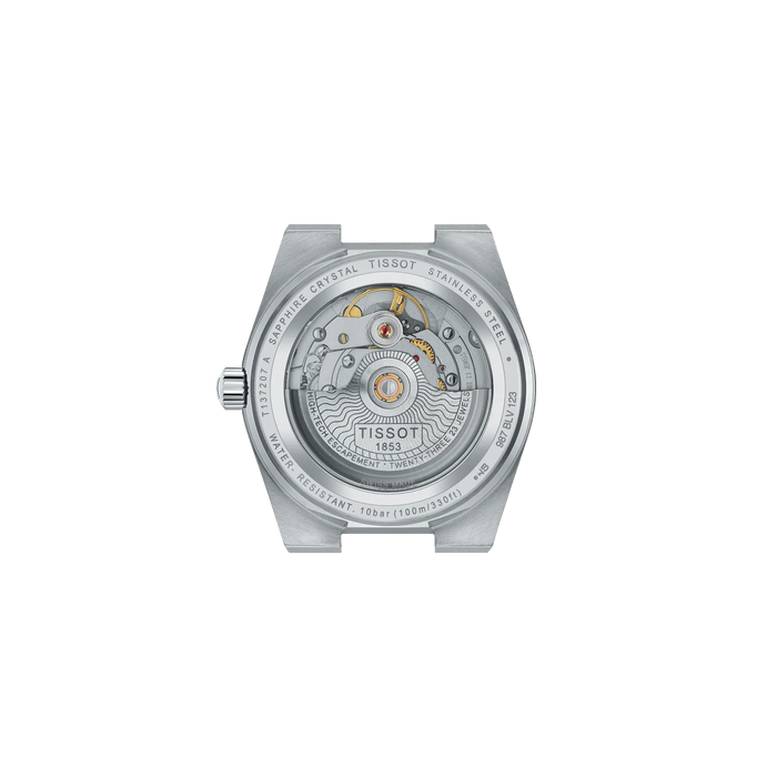 Tissot PRX Powermatic Auto White Mother of Pearl Stainless Steel Men's Watch T1372071111100