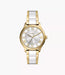 Fossil Gilmore White Stainless Steel Women Watch Ce1131_1