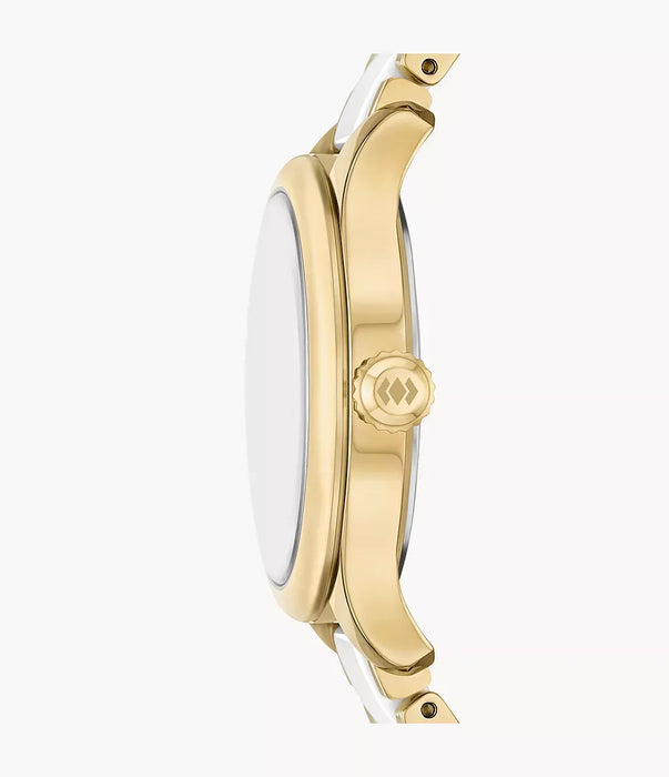 Fossil Gilmore White Stainless Steel Women Watch Ce1131_4