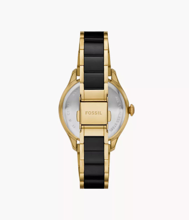 Fossil Gilmore Black Stainless Steel Women Watch Ce1132_3