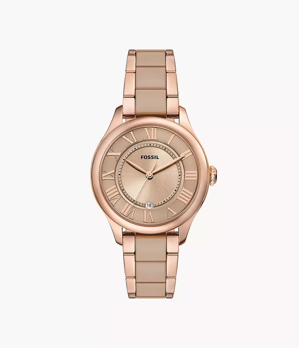 Fossil Gilmore Brown Stainless Steel Women Watch Ce1133_1