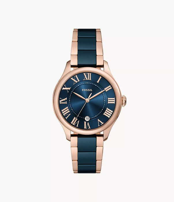 Fossil Gilmore Blue Stainless Steel Women Watch Ce1134_1