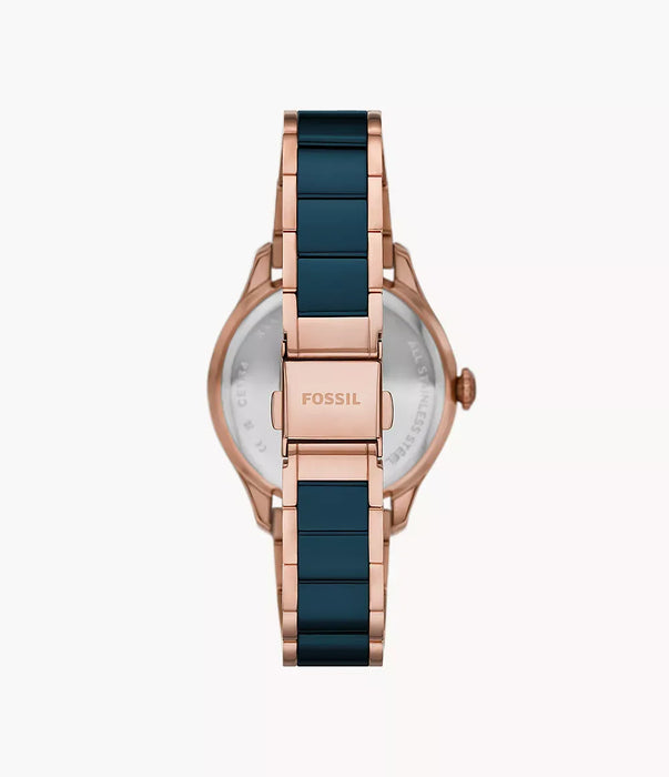 Fossil Gilmore Blue Stainless Steel Women Watch Ce1134_3