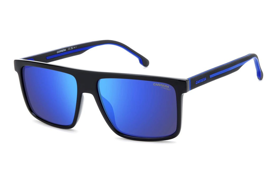 Carrera Black Blue Flat Top Men’s Sunglasses C SPORT 14/S D51/Z0