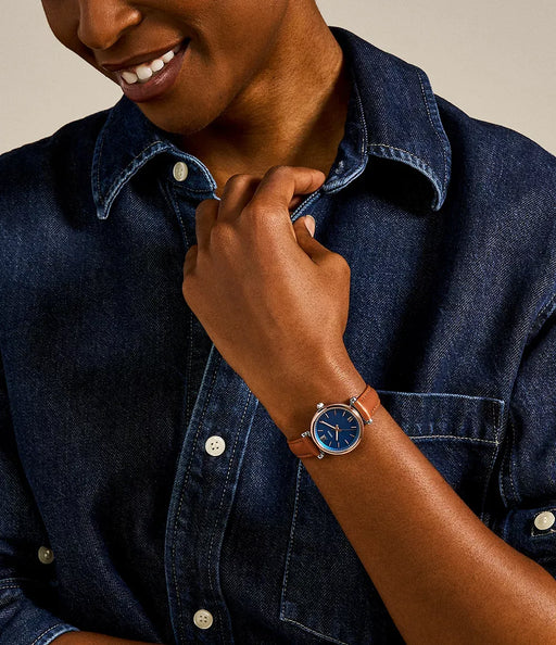 Fossil Classics Blue Stainless Steel Women Watch Es4701_2