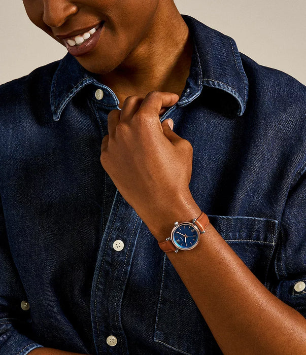 Fossil Classics Blue Stainless Steel Women Watch Es4701_2