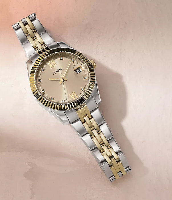 Fossil Classics Gold Stainless Steel Women Watch Es4949_5