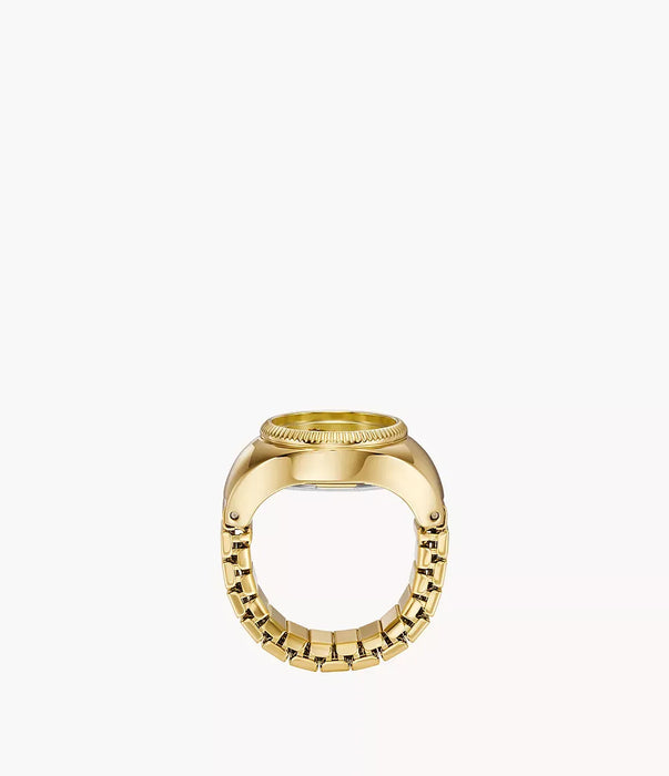 Fossil Ring Watch Gold Stainless Steel Women Watch Es5246_4