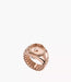 Fossil Ring Watch Rose Gold Stainless Steel Women Watch Es5247_1