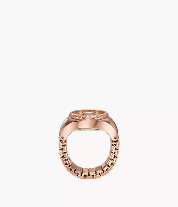 Fossil Ring Watch Rose Gold Stainless Steel Women Watch Es5247_4