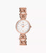 Fossil Carlie Signature Chain White Stainless Steel Women Watch Es5273_1