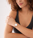 Fossil Carlie Signature Chain White Stainless Steel Women Watch Es5273_2