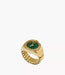 Fossil Watch Ring Green Stainless Steel Women Watch Es5308_1