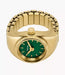 Fossil Watch Ring Green Stainless Steel Women Watch Es5308_4