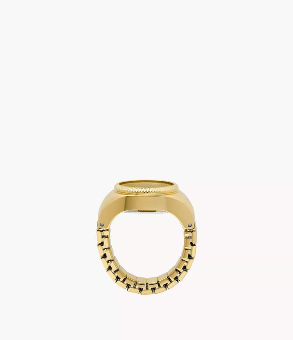 Fossil Watch Ring Green Stainless Steel Women Watch Es5308_5