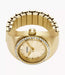Fossil Watch Ring Gold Stainless Steel Women Watch Es5319_3