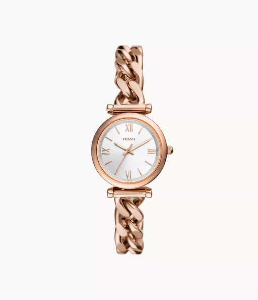 Fossil Carlie Silver Stainless Steel Women Watch Es5330_1