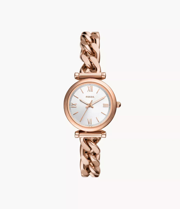 Fossil Carlie Silver Stainless Steel Women Watch Es5330_1