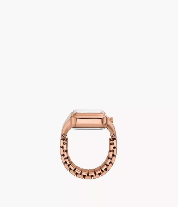 Fossil Raquel Watch Ring Rose Gold Stainless Steel Women Watch Es5345_5