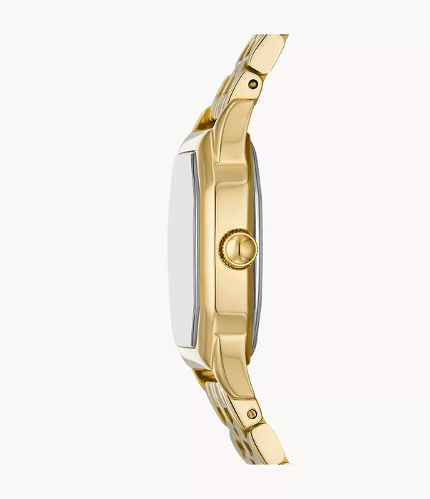 Fossil Harlow Cream Stainless Steel Women Watch Es5361_5