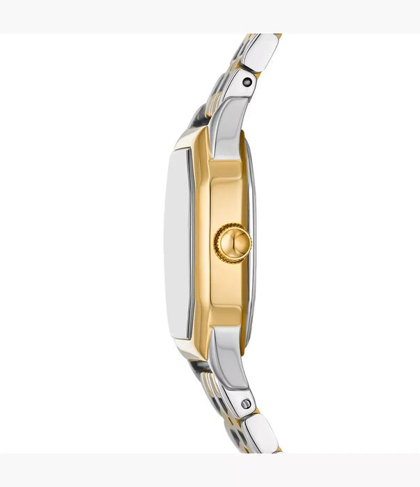 Fossil Harlow Cream Stainless Steel Women Watch Es5362_5
