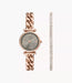 Fossil Gift Set Gray Stainless Steel Women Watch Es5378Set_1