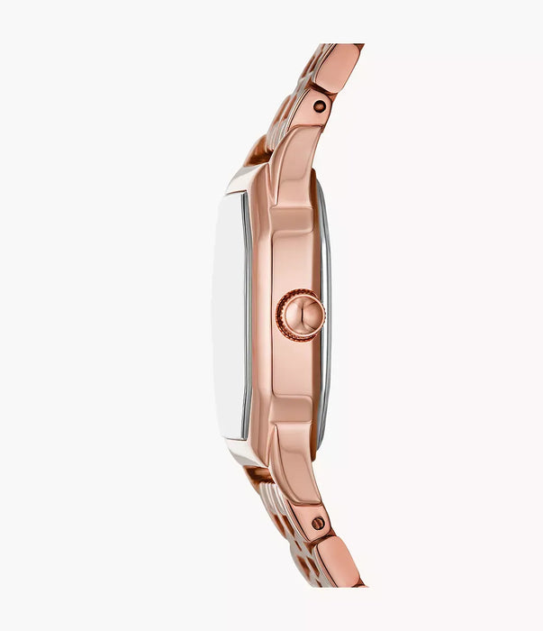Fossil Harlow Cream Stainless Steel Women Watch Es5386_4