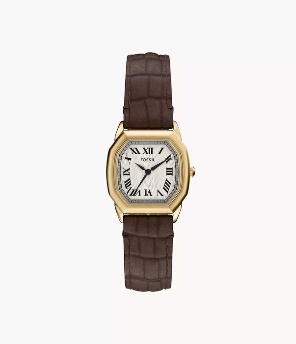 Fossil Harlow Cream Stainless Steel Women Watch Es5426_1
