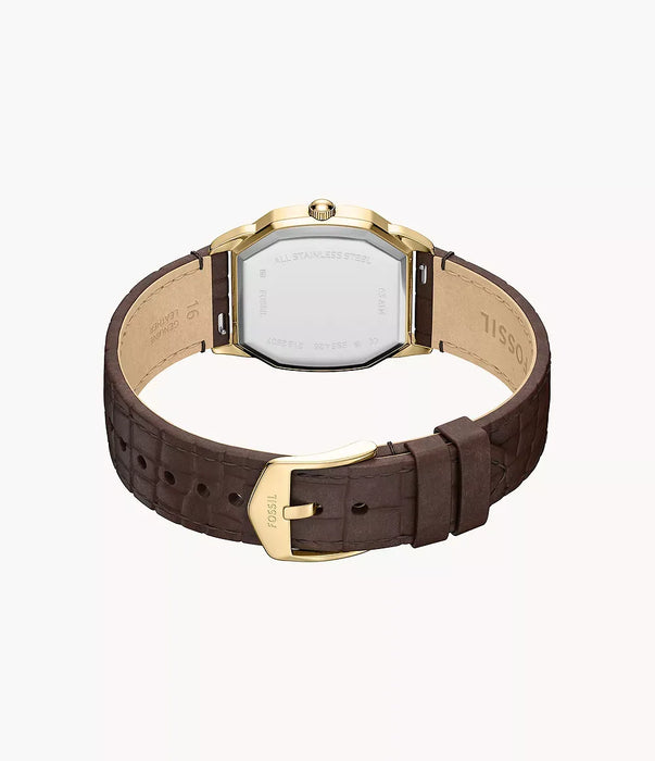 Fossil Harlow Cream Stainless Steel Women Watch Es5426_6