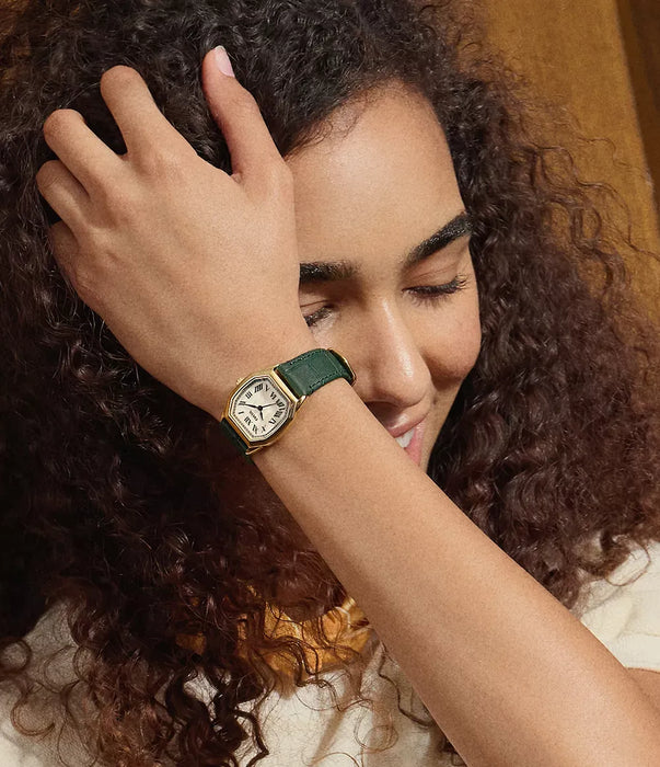Fossil Harlow Cream Stainless Steel Women Watch Es5427_2