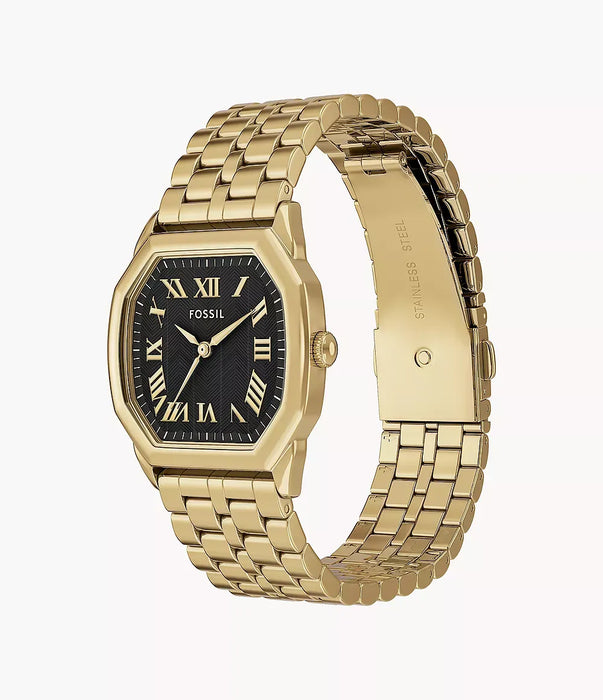 Fossil Harlow Black Stainless Steel Women Watch Es5433_7