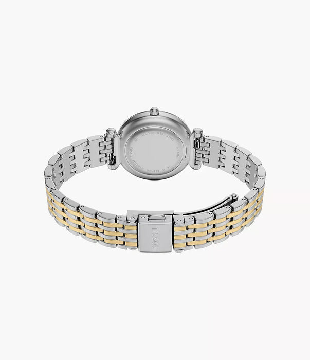 Fossil Carlie Blue Stainless Steel Women Watch Es5438_6