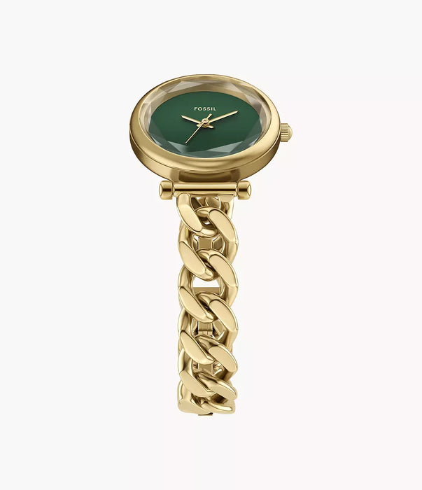 Fossil Carlie Green Stainless Steel Women Watch Es5441_5