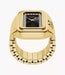 Fossil Raquel Watch Ring Black Stainless Steel Women Watch Es5447_4