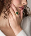 Fossil Raquel Watch Ring Green Stainless Steel Women Watch Es5448_2
