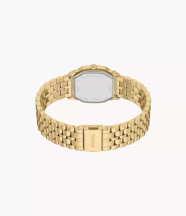 Fossil Harlow White Stainless Steel Women Watch Es5451_6
