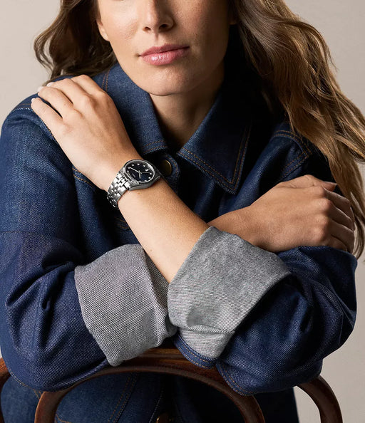 Fossil Scarlette Blue Stainless Steel Women Watch Es5457_2