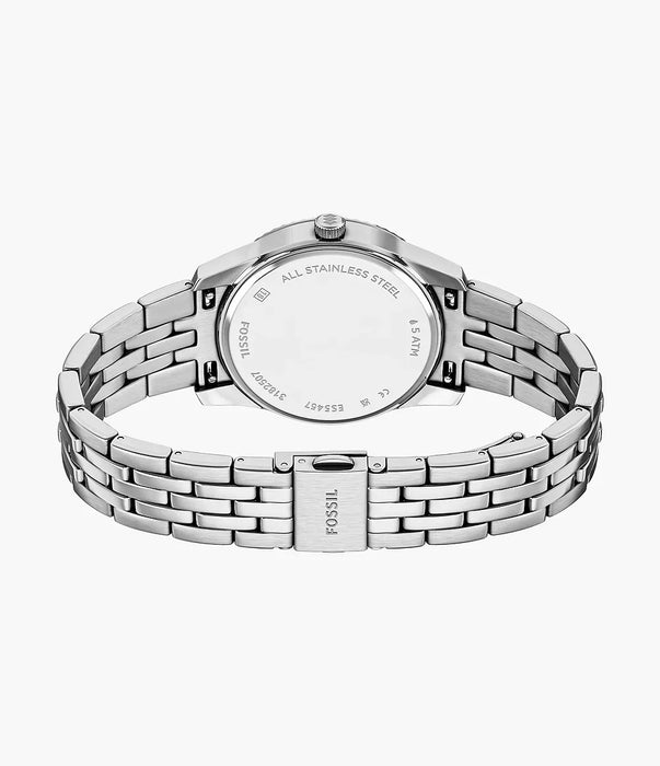 Fossil Scarlette Blue Stainless Steel Women Watch Es5457_6