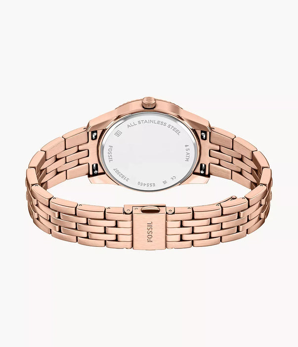 Fossil Scarlette Gray Stainless Steel Women Watch Es5459_6