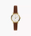 Fossil Carlie White Stainless Steel Women Watch Es5464_1