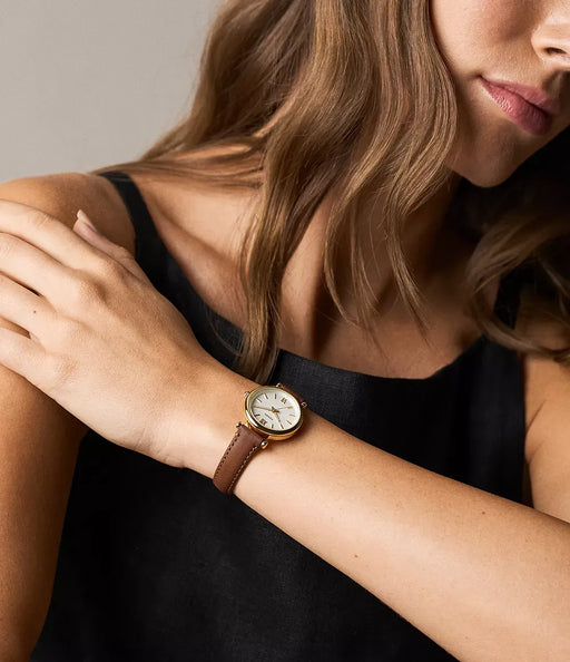 Fossil Carlie White Stainless Steel Women Watch Es5464_2